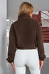 'Amity' Zip Up Cropped Jacket - Celes Fashion